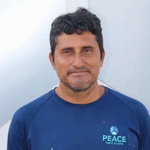 Retrato de Joel Pelayo Aldana, equipo de PEACE Punta de Mita