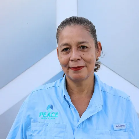 Retrato de Ma. Leticia Aguilar Calderón, equipo de PEACE Punta de Mita